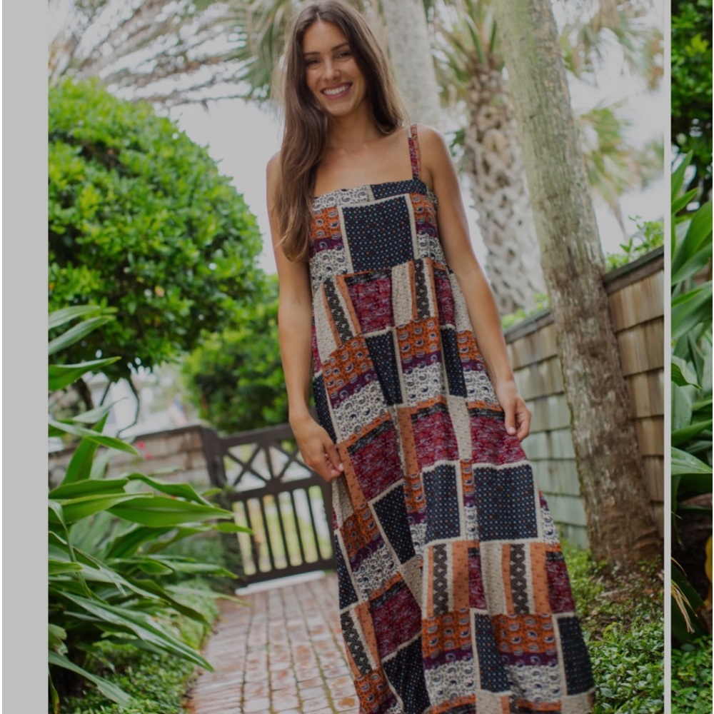 NWT natural life patchwork dress!!